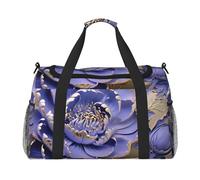 WZYCWB Red Bird Head - Bolsa de viaje de mano, bolsa de fin de semana, bolsa de yoga adecuada para fitness y otros escenarios, Peonías reales, Talla única