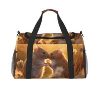 WZYCWB Red Bird Head - Bolsa de viaje de mano, bolsa de fin de semana, bolsa de yoga adecuada para fitness y otros escenarios, Ratas enamoradas, Talla única