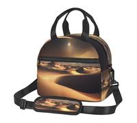 WZYCWB Sahara Desert - Bolsa de almuerzo pequeña con aislamiento adecuado para viajes, puede contener una lonchera