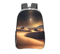 WZYCWB Sahara Desert - Mochila transparente con estampado de desierto, bolsa de viaje, bolsa de gimnasio ligera y duradera, mochila de viaje o mochila escolar