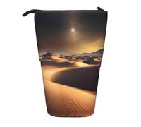 WZYCWB Sahara Desert - Portalápices retráctil para uso en dormitorio u oficina.