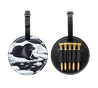 WZYCWB Seals on Ice Bolsa de almacenamiento de camiseta de golf impresa especial, diseño de hebilla portátil para colgar, Black, Talla única, Maleta