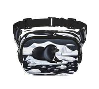 WZYCWB Seals on Ice - Riñonera deportiva moderna y moderna, bolsa pequeña de viaje ligera