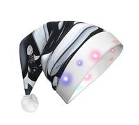 WZYCWB Seals on Ice - Sombrero de Navidad para adultos, con luces LED, sombrero de Navidad de felpa unisex, regalo de fiesta de Navidad de Año Nuevo