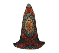 WZYCWB Sense of History - Capa con capucha con estampado de corona L | Disfraz de cosplay, accesorio de fiesta de anime de Halloween