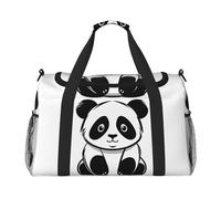 WZYCWB Sleeping Puppies - Bolsa de viaje de mano, bolsa de fin de semana, bolsa de yoga adecuada para fitness y otros escenarios, Sketch of a Panda, Talla única