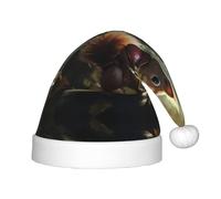 WZYCWB Sombrero de fiesta de Navidad con estampado de ardilla valiente, regalo de actividad de clase infantil, accesorio de decoración de vacaciones de Navidad