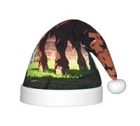 WZYCWB Sombrero de fiesta de Navidad con patrón de toro valiente, regalo de actividad de clase infantil, accesorio de decoración de vacaciones de Navidad