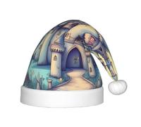 WZYCWB Sombrero infantil de fiesta de Año Nuevo, castillo de cuento de hadas, sombrero de Navidad para eventos de escenario, escena de vacaciones, escena de fiesta, sombrero de Navidad para niños