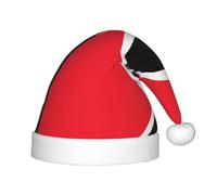 WZYCWB Sombrero infantil para fiesta de Año Nuevo, diseño de bandera de Trinidad y Tobago, para eventos de Navidad, escenarios de vacaciones, escena de fiesta, sombrero de Navidad para niños