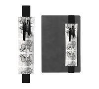 WZYCWB Soporte para bolígrafos de PVC de gran capacidad con estampado de animales mitológicos + bolsa creativa para bolígrafos con banda elástica y diseño antideslizante