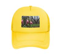 WZYCWB Spring Buds After Rain - Gorra de béisbol negra con estampado | adecuada para deportes al aire libre, ciclismo, pesca y protección solar, amarillo, Talla única