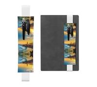 WZYCWB Sunset in Barcelona - Portalápices de piel, ajustable, perfecto para regalos de Navidad de regreso a clases