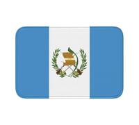 WZYCWB Tapete de invierno lavable con bandera de Guatemala, tapete de dobladillo de 15.7 x 23.6 pulgadas, tapete de bienvenida absorbente para puerta delantera y trasera