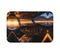 WZYCWB Tapete de invierno lavable para cabina de avión, tapete de dobladillo de 15.7 x 23.6 pulgadas, tapete de bienvenida absorbente para puerta delantera y trasera
