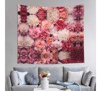 WZYCWB Tapiz con varios estampados de flores, perfecto para murales de pared de sala de estar o dormitorio, crea un hogar cálido y acogedor