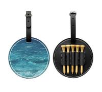 WZYCWB The Deep Blue Sea - Bolsa de almacenamiento para camisetas de golf con estampado especial, diseño de hebilla portátil para colgar, Black, Talla única, Maleta