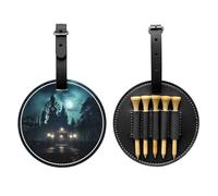 WZYCWB The Ghost in The Night - Bolsa de almacenamiento para camisetas de golf con estampado especial, diseño de hebilla portátil para colgar, Black, Talla única, Maleta