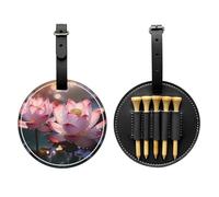WZYCWB The Lotus in Full Bloom - Bolsa de almacenamiento para camisetas de golf con estampado especial, diseño de hebilla portátil para colgar, Black, Talla única, Maleta