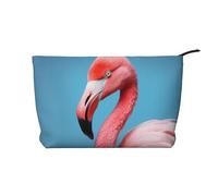 WZYCWB The Majestic Lion. Bolsa de almacenamiento de cosméticos impresa, perfecta para viajes de negocios y viajes., The Mighty Flamingo, Talla única