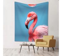 WZYCWB The Mighty Flamingo - Colgante decorativo para colgar en la pared, 152 x 129,5 cm, adecuado para decoración del hogar, fiestas de camping