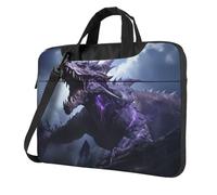 WZYCWB The Roaring Dragon - Maletín cruzado para laptop, adecuado para uso diario en la oficina y viajes de negocios, Black, 15.6 inch