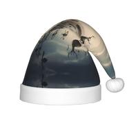 WZYCWB Tranquil River Patterns - Sombreros de fiesta de Navidad para niños, suaves y cómodos, suaves con la piel, regalos de fiesta de clase de jardín de infantes