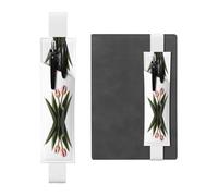 WZYCWB Tulip Flowers - Portalápices de piel, ajustable, perfecto para regalos de Navidad de vuelta a la escuela