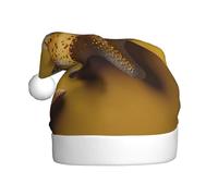 WZYCWB Un bonito sombrero de Papá Noel con estampado de estrella de mar de dibujos animados, ideal para Nochebuena, Año Nuevo y fiestas navideñas, decoraciones festivas