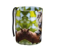 WZYCWB Un pequeño cubo de basura colgante de koala es adecuado para muchos tipos de coches. Es práctico y conveniente, y es simplemente el compañero perfecto para conducir.
