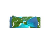 WZYCWB Una isla en el océano - Diadema con lazo para bebé, accesorios para el cabello con lazo elástico, adecuada para bebés de 0 a 6 meses, regalo muy significativo