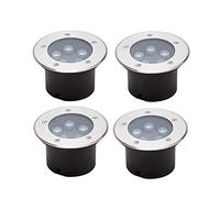 WZYDYDY Se Enciende el LED Plataforma Impermeable IP65 Cubierta de Baja tensión Patio Paisaje, 6 Colores, 8 de alimentación, 4packs(E,1W)