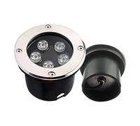 WZYJLyds Baja tensión foco empotrable suelo exterior IP68 foco empotrable aire libre 24V CA/CC para exterior, jardín, alrededor de la piscina(Cold white light,3W)