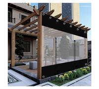 WZYJLyds Cortinas Exterior, Panel Lateral De Lona Impermeable Transparente, Cortinas De Lona PVC Clairs con Cremallera, Cortinas Laterales Pérgola Gazebo, Lona para Patio Porche Garaje