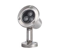 WZYJLyds Foco de Estanque Submarino Fuente de Iluminación LED de Bajo Voltaje 12V Impermeable IP68 Acero Inoxidable Iluminación Subacuática para Piscina, Fuente, Estanque(Blanco Frio,3W)
