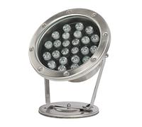 WZYJLyds Foco de Estanque Submarino Fuente de Iluminación LED de Bajo Voltaje 12V Impermeable IP68 Acero Inoxidable Iluminación Subacuática para Piscina, Fuente, Estanque(RGB,24W)