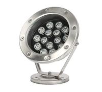 WZYJLyds Foco de Estanque Submarino Fuente de Iluminación LED de Bajo Voltaje 12V Impermeable IP68 Acero Inoxidable Iluminación Subacuática para Piscina, Fuente, Estanque(Blanco cálido,15W)