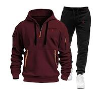 WZYRZ Conjunto deportivo informal de dos piezas para hombre: sudadera con capucha y pantalón de chándal de The Witcher. Moda de invierno y otoño.,H-l