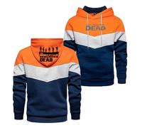 WZYRZ Sudadera con Capucha para Hombre de The Walking Dead con Bolsillos, Suave, de Manga Larga,para Gimnasio,Estilo Deportivo,para Exteriores, Chaqueta Lisa,D-m