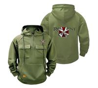 WZYRZ Sudadera con Capucha para Hombre, Estilo Resident Evil y Umbrella, para Exteriores, Informal, cálida, con Cremallera,D-l