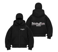 WZYRZ Sudadera con capucha unisex de Attack Titan, informal, para hombre y mujer, color liso, con capucha, moderna, con capucha y bolsillo frontal.