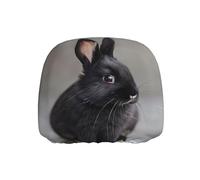 WZYWHJ Agile Little Black Rabbit - Funda de almohada para asiento de coche, camión, piezas de motores generales, 1 paquete