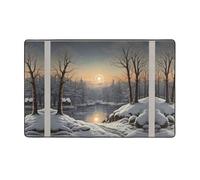 WZYWHJ Alfombras de área, para sala de estar, alfombra de pasillo antideslizante, alfombra de juegos, 60 x 39 pulgadas, estampado The Bitter Cold Winter