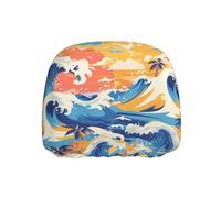 WZYWHJ Beach Maui Hawaii Sunset Sea Waves Clouds Printed Seat Head Funda de almohada para coche, camión, General Motors Parts Funda protectora 1 paquete