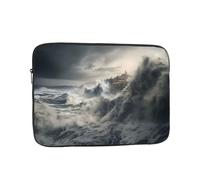 WZYWHJ Big Waves - Funda portátil para portátil de 33.0 cm, a prueba de golpes, para hombres y mujeres, viajes de negocios, escuela, oficina, uso diario