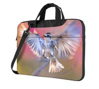 WZYWHJ Bird in flight Prints - Bolsa portátil ultrafina de un solo hombro, accesorios de computadora, suave a prueba de golpes para portátiles, Black, 14 inch