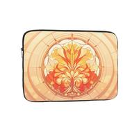 WZYWHJ Blooming - Funda portátil para portátil de 33.0 cm, diseño de flores amarillas, a prueba de golpes, para hombres y mujeres, viajes de negocios, escuela, oficina, uso diario