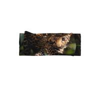 WZYWHJ Bonitas diademas con lazo para bebé con estampado de jaguar y accesorios elásticos para el cabello suave para recién nacidos y niñas