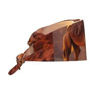 WZYWHJ Camel in The Desert - Gorro de trabajo de limpieza con banda para el sudor, adecuado para hombres y mujeres, correa elástica ajustable