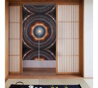 WZYWHJ Cortinas de calidad con patrón de universo de estrellas, versátiles divisores de habitación para el hogar, oficina, cocina, cortina elegante y funcional, 86 x 142 cm